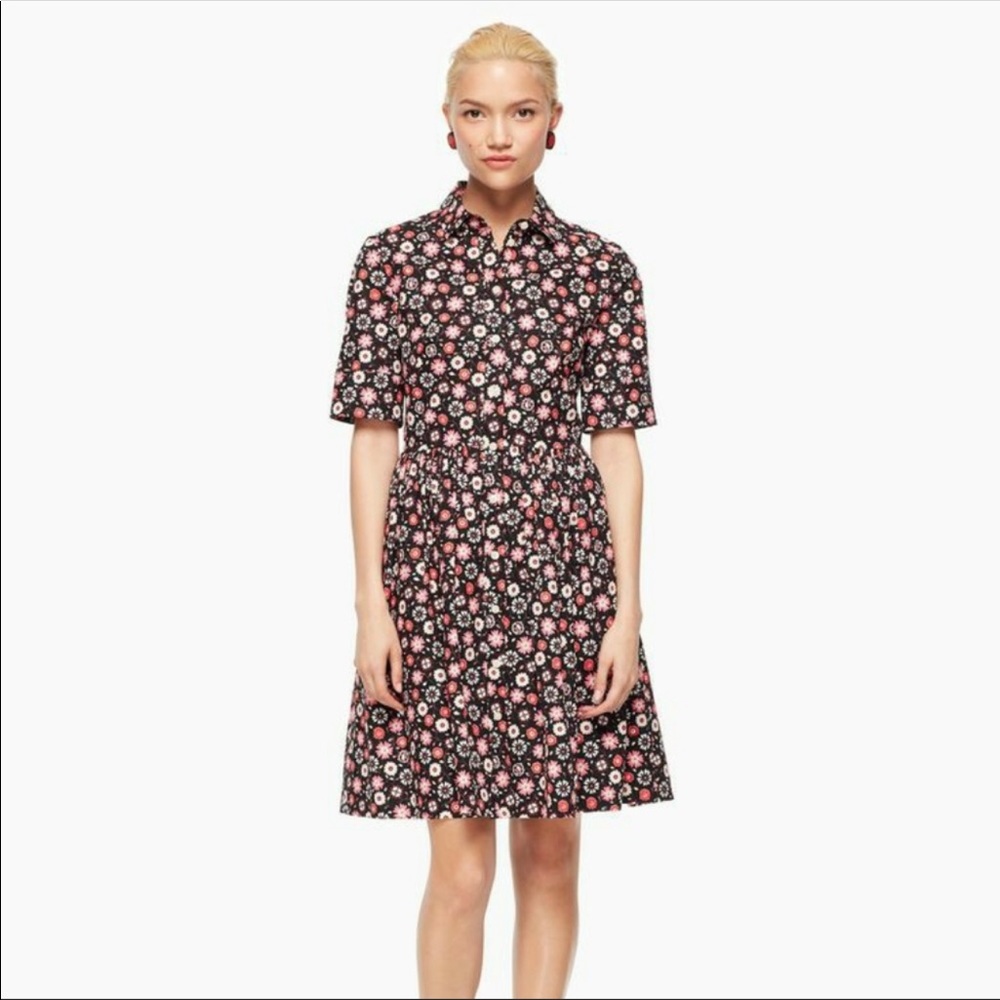 Kate Spade ♠️ casa flora shirtdress